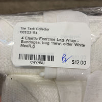 4 Elastic Exercise Leg Wrap - Bandages, bag *new, older
