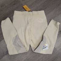 Cotton Breeches, Pull On *gc, older, stains, v.pulled seat seams, mnr rubs & pills