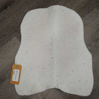 Felt Half Pad / Shim *gc, hair, pills, stains, cut edges
