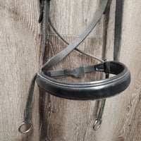 Rsd Padded Cross Under Bitless Bridle *vgc, faded, mnr dirt & edge scrapes, xholes
