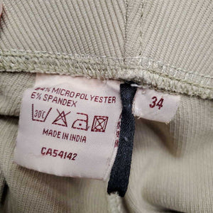 Ribbed Riding Tight Breeches, Pull On *gc, older, snags, stains, pulled seams