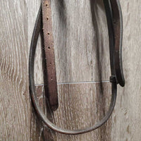 Rsd/FS Padded Browband, Crown Piece *NO CHEEKS & Noseband, drity, scrapes, dry, v.tight keeper
