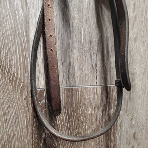 Rsd/FS Padded Browband, Crown Piece *NO CHEEKS & Noseband, drity, scrapes, dry, v.tight keeper