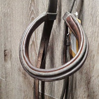 Rsd/FS Padded Browband, Crown Piece *NO CHEEKS & Noseband, drity, scrapes, dry, v.tight keeper
