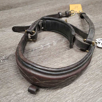 Monocrown Crank Noseband ONLY, Wide, FS, Padded *NO Flash, gc, dirt
