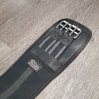 Neoprene Dressage Girth, x2 els *gc, mnr dirt, hair, faded
