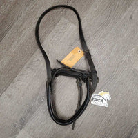 Rsd/Padded Crank Noseband, flash *gc, dirty, xholes, scraped edges, faded, dings?chewed
