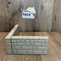 2 Piece "Brick" Fence *vgc, loose edge
