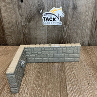 2 Piece "Brick" Fence *vgc, loose edge
