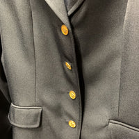 Hvy Show Jacket, velvet collar *xc, mnr loose buttons
