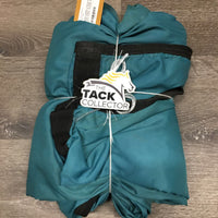 Closed Front Nylon Stable Sheet, 2x legs *gc, dirty, faded, stains, threads