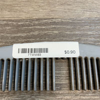 Mane Comb, handle *gc/fair, missing teeth, mnr dirt
