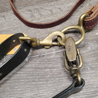 Thick Hvy Tie Down Noseband & Biothane Tie Down Strap *vgc, clean *strap: dirty, film
