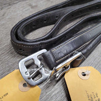 Pr Thick Soft Lined Stirrup Leathers *vgc/gc, clean, bent, dents, scraped back
