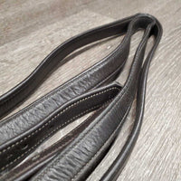 Pr Thick Soft Lined Stirrup Leathers *vgc/gc, clean, bent, dents, scraped back
