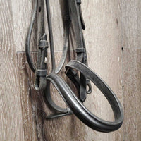 Rsd Padded Bridle, Thick Braided Reins *vgc/gc, mnr dirt, film & scraped edges, rough/sliced?, older