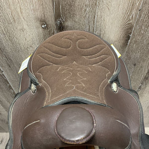 10" Wide? Supra Synthetic Western Saddle, 24" Neoprene Cinch, Plastic Stirrups, 2 Velcro Hobble Straps, 2 Nylon Latigos