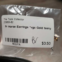 Pr Horse Earrings *vgc
