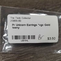 Pr Unicorn Earrings *vgc
