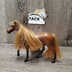 Plastic Toy Horse *gc, mnr scuffs & dirt/dusty seams