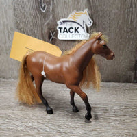 Plastic Toy Horse *gc, mnr scuffs & dirt/dusty seams
