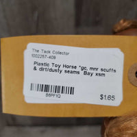 Plastic Toy Horse *gc, mnr scuffs & dirt/dusty seams
