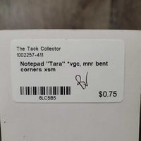 Notepad "Tara" *vgc, mnr bent corners
