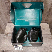 Pr Soft No Turn Rubber Pull On Bell - Heel Boots, box *new
