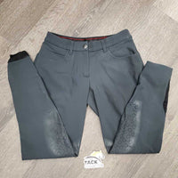 Euroseat Breeches *gc, knees: v.faded & rubbed, peeled grips, faded
