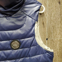 Puffy Vest, High Collar, zipper *xc, v.mnr stain?mark
