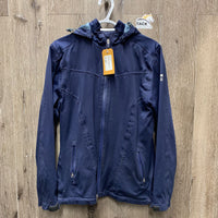 Light Jacket, Zipper, hood *vgc, mnr dirty
