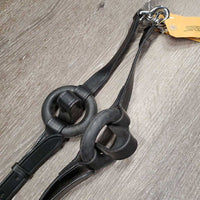 "Star" Leather Donut Side Reins *like new, mnr dusty & scraped edges
