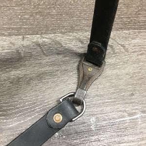 Biothane Strap, 2x Spring Snaps *fair/gc, repaired?, dirty, xholes, loose snaps