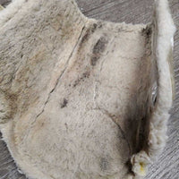 Pr Closed Boots, velcro, fleece *fair, dirty, older, dingy, hairy, cracking, dingy, stains

