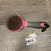 Hard Bristle Mane & Tail Brush *fair, hairy, dirty, stains, scratches, bent
