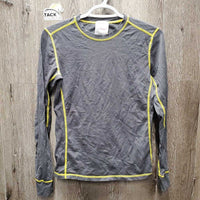 LS Shirt *gc, wrinkled, hairy, seam rubs, threads
