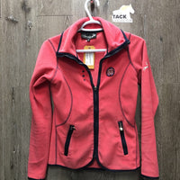 Fleece Jacket, Zipper *gc, linty, missing zipper tab, clumpy, mnr stains? & hair
