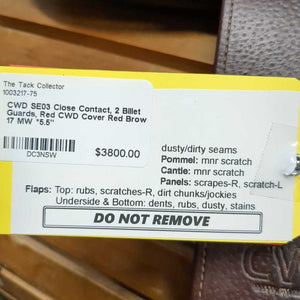 17 MW *5.5" CWD SE03 Close Contact, 2 Billet Guards, Red CWD Cover, Foam Panels, Shoulder Relief Cutouts, Med Front & Back Blocks, Flaps: 13.75"L x 13.5"W Serial #: SE03 170 CC 2L PA 5T RT 16 47236