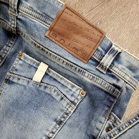 Jeans, Button Fly, tag *new
