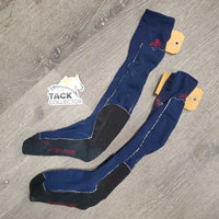 Pr Tall Thick Riding Socks *gc, pilly, rubbed, faded, snags
