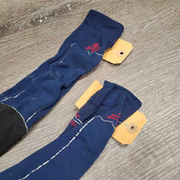 Pr Tall Thick Riding Socks *gc, pilly, rubbed, faded, snags
