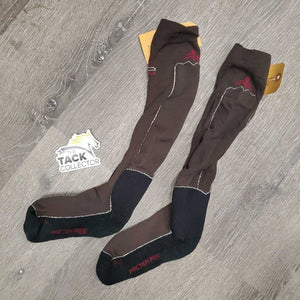 Pr Tall Riding Socks *gc, pilly, rubs, clean, faded