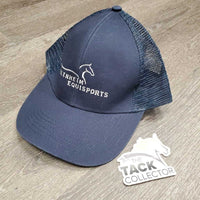 Mesh Back Baseball Cap, "Blenheim Equisports" *vgc, mnr hairy
