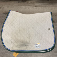 Quilt Jumper Saddle Pad *gc, dingy, stained, mnr hair, pills
