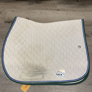 Quilt Jumper Saddle Pad *gc, dingy, stained, mnr hair, pills