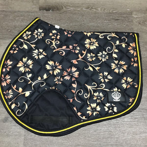 Shaped Quilt Jumper Saddle Pad, x2 piping *new