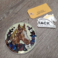 Stain Glass Horse Hanging Window Ornament
