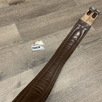 FS Padded Leather Girth, 1x els *gc/vgc, clean, rubs, stains, mnr scratches & cut, stiff
