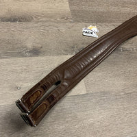 FS Padded Leather Girth, 1x els *gc/vgc, clean, rubs, stains, mnr scratches & cut, stiff
