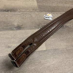 FS Padded Leather Girth, 1x els *gc/vgc, clean, rubs, stains, mnr scratches & cut, stiff